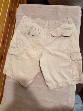 Polo Men's Cargo Shorts - Beige Casual Utility
